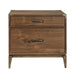 Modus Adler Two Drawer Nightstand in Natural Walnut Image 3