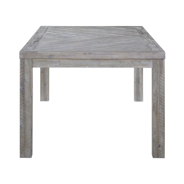 Modus Alexandra Solid Wood Rectangular Dining Table in Rustic LatteImage 4