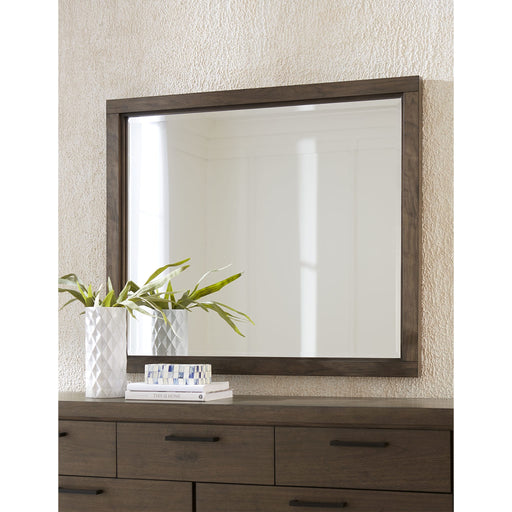Modus Boracay Beveled Glass Landscape Mirror in Wild Oats Brown Main Image