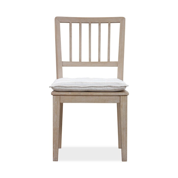 Modus Camden Wood Dining Chair with Detachable Cushion in Chai and Oat Image 1