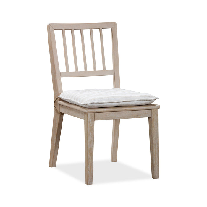 Modus Camden Wood Dining Chair with Detachable Cushion in Chai and Oat Image 2