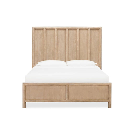 Modus Dorsey Wooden Panel Bed in GranolaImage 1