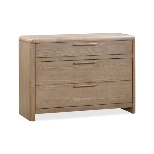 Modus Furano Three Drawer Ash Wood Bachelor Chest in GingerImage 1