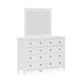 Modus Grace Wall or Dresser Mirror in Snowfall WhiteImage 6