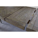 Modus Herringbone Extension Table in Rustic Latte Image 5