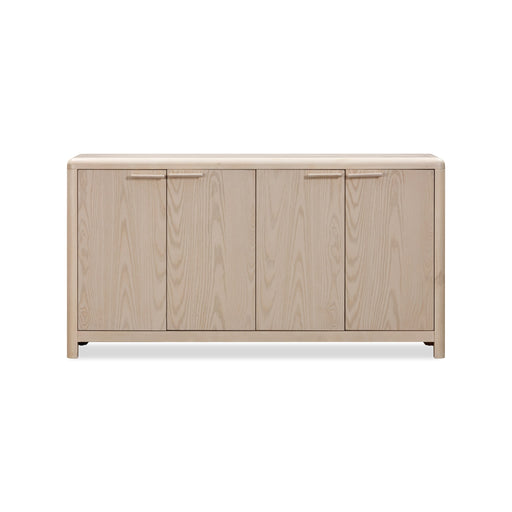 Modus Liv Four Door Ash Wood Sideboard in White Sand Main Image