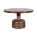 Modus Liyana Solid Wood Round Coffee Table in Natural TanImage 2