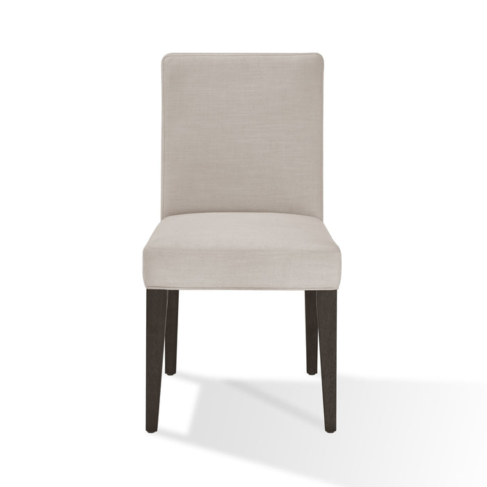 Modus Modesto Upholstered Side Chair in Abalone Linen and French Roast Image 4