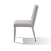 Modus Omnia Dining Chair in Silver Linen and Brushed Stainless Steel Image 6