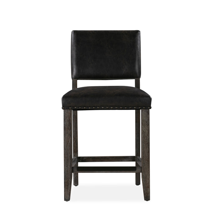 Modus Rousseau Upholstered Counter Stool in Vintage Brown and Deep AlmondImage 4