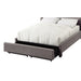 Modus Royal Tufted Footboard Storage Bed in Dolphin Linen Image 5