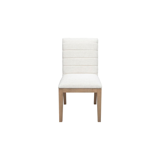 Modus Sumire Solid Wood Dining Chair in Ginger and Natural Linen Main Image