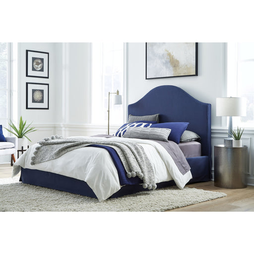 Modus Sur Skirted Footboard Storage Panel Bed in NavyImage 1