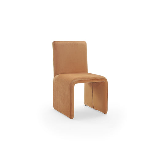 Modus Winston Fully Upholstered Side chair in Whiskey Velvet Image 1