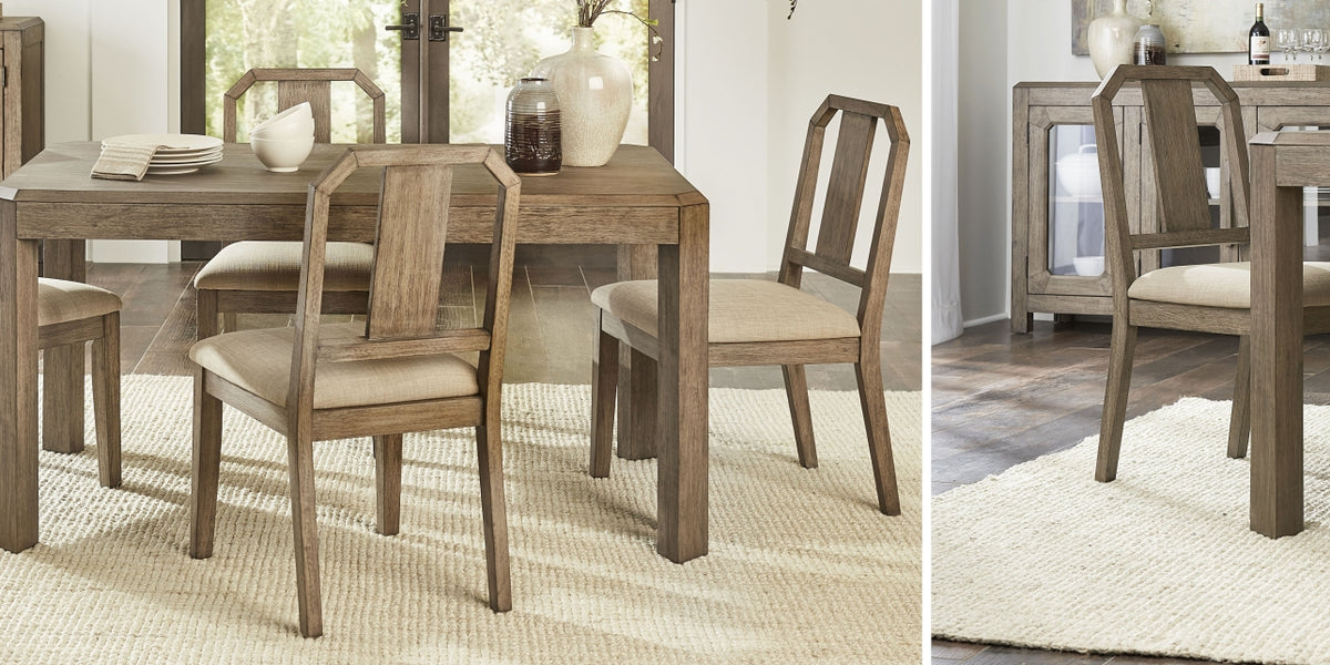 Acadia: Contemporary Dining with a Soft Rustic Wood Finish — Modus ...