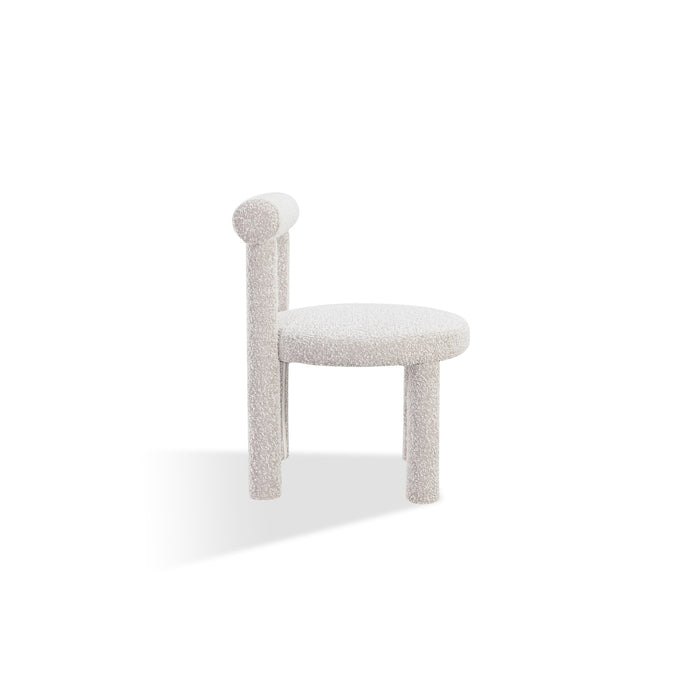 Modus Addison Modern Dining Chair in Cotton Ball BoucleImage 1