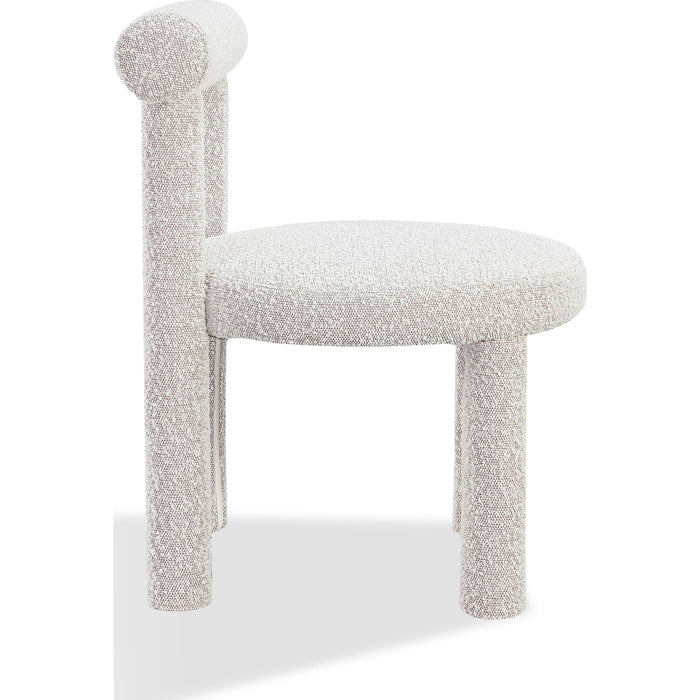 Modus Furniture Addison Modern Dining Chair in Cotton Ball Boucle 655450423505 PWNB63A Image 1