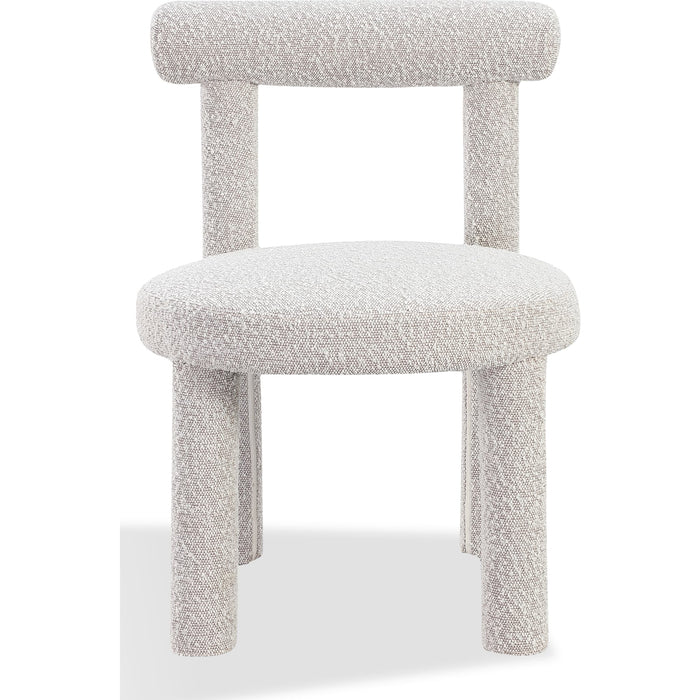 Modus Furniture Addison Modern Dining Chair in Cotton Ball Boucle 655450423505 PWNB63A Image 2