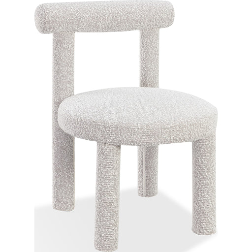 Modus Furniture Addison Modern Dining Chair in Cotton Ball Boucle 655450423505 PWNB63A Main Image