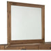 Modus Furniture Adler Beveled Glass Mirror in Natural Walnut 655450172489 8N1683 Image 4
