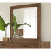Modus Furniture Adler Beveled Glass Mirror in Natural Walnut 655450172489 8N1683 Main Image