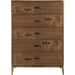 Modus Furniture Adler Five Drawer Chest in Natural Walnut (2024) 655450431432 8N1684A Image 3
