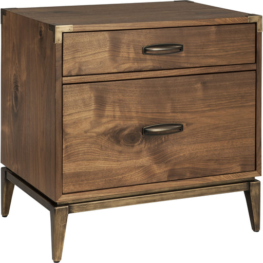 Modus Furniture Adler Two Drawer Nightstand in Natural Walnut 655450172458 8N1681 Image 2