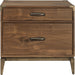Modus Furniture Adler Two Drawer Nightstand in Natural Walnut 655450172458 8N1681 Image 3
