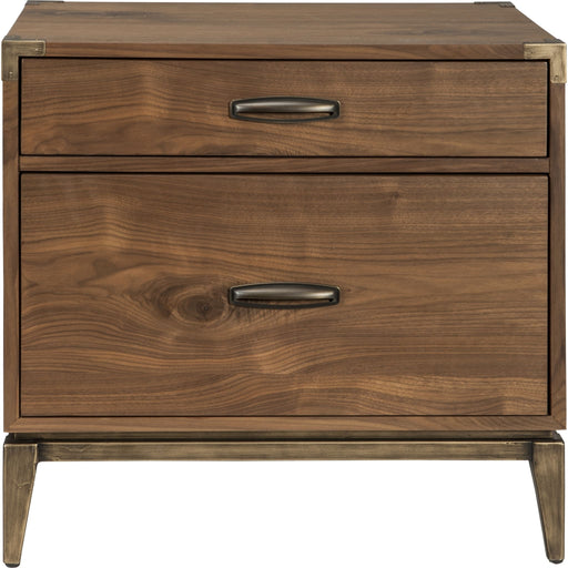 Modus Furniture Adler Two Drawer Nightstand in Natural Walnut 655450172458 8N1681 Image 3