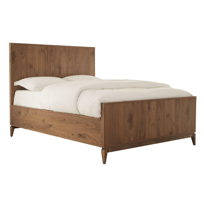Modus Adler Wood Panel Bed in Natural Walnut Image 4