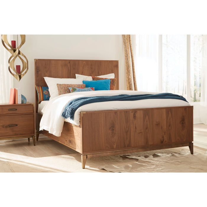 Modus Adler Wood Panel Bed in Natural WalnutMain Image