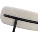 Modus Furniture Aere Boucle Upholstered Metal Leg Dining Chair in Ivory and Black 655450393334 MZEZ63 Image 6