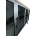 Modus Furniture Aere Four Door Ribbed Glass, Metal and Wood Sideboard in Natural Ash and Black 655450393341 MZEZ78 Image 4