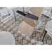 Modus Aere Glass, Wood and Metal Rectangular Dining Table in Natural Ash and Black Image 2