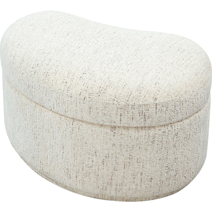 Modus Furniture Afra Fully Upholstered Storage Ottoman in Chinchilla 655450484575 UVZC88 Image 2