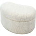 Modus Furniture Afra Fully Upholstered Storage Ottoman in Chinchilla 655450484575 UVZC88 Image 2