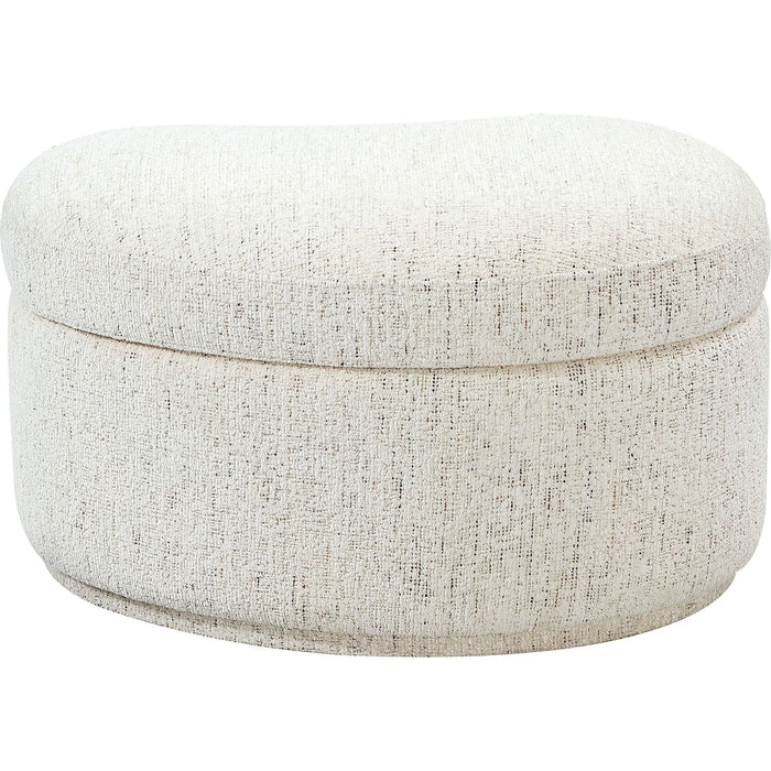 Modus Furniture Afra Fully Upholstered Storage Ottoman in Chinchilla 655450484575 UVZC88 Image 3