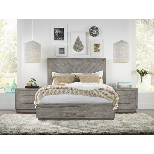Modus Alexandra Solid Wood Platform Bed in Rustic Latte Main Image