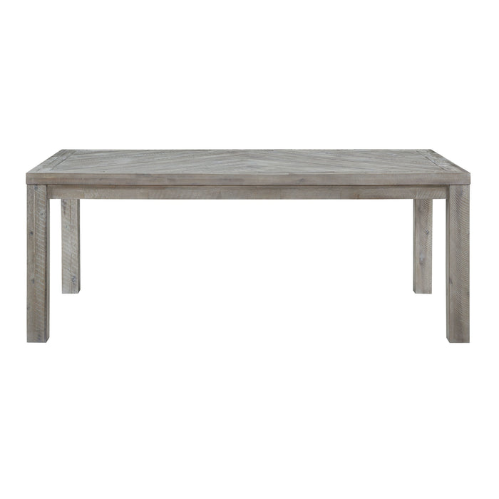 Modus Alexandra Solid Wood Rectangular Dining Table in Rustic LatteImage 3