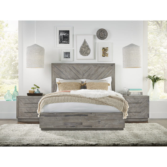Modus Alexandra Solid Wood Storage Bed in Rustic Latte Image 1