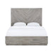 Modus Alexandra Solid Wood Storage Bed in Rustic Latte Image 4