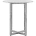 Modus Furniture Amalfi 32 inch Round Carrara Marble Top Bar Table 655450234385 1AJ5633M Image 2