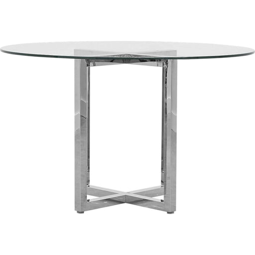 Modus Furniture Amalfi 54 inch Round Glass Top Counter Table 655450234323 1AJ5625G Image 2