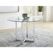 Modus Furniture Amalfi 54 inch Round Glass Top Counter Table 655450234323 1AJ5625G Main Image