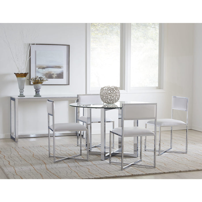 Modus Furniture Amalfi Carrara Marble Top Sideboard 655450234477 1AJ573M Image 1