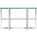 Modus Furniture Amalfi Glass Shelf Sideboard 655450234446 1AJ5733G Image 1