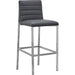 Modus Furniture Amalfi Metal Back Bar Stool in Cobalt Leather 655450234057 1AE868M Image 2