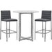 Modus Furniture Amalfi Metal Back Bar Stool in Cobalt Leather 655450234057 1AE868M Image 3
