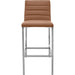 Modus Furniture Amalfi Metal Back Bar Stool in Cognac Leather 655450233937 1A8368M Image 1