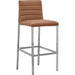 Modus Furniture Amalfi Metal Back Bar Stool in Cognac Leather 655450233937 1A8368M Main Image